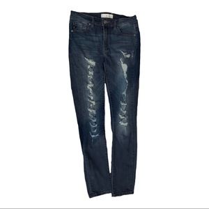 Distressed KanCan Skinny Jeans